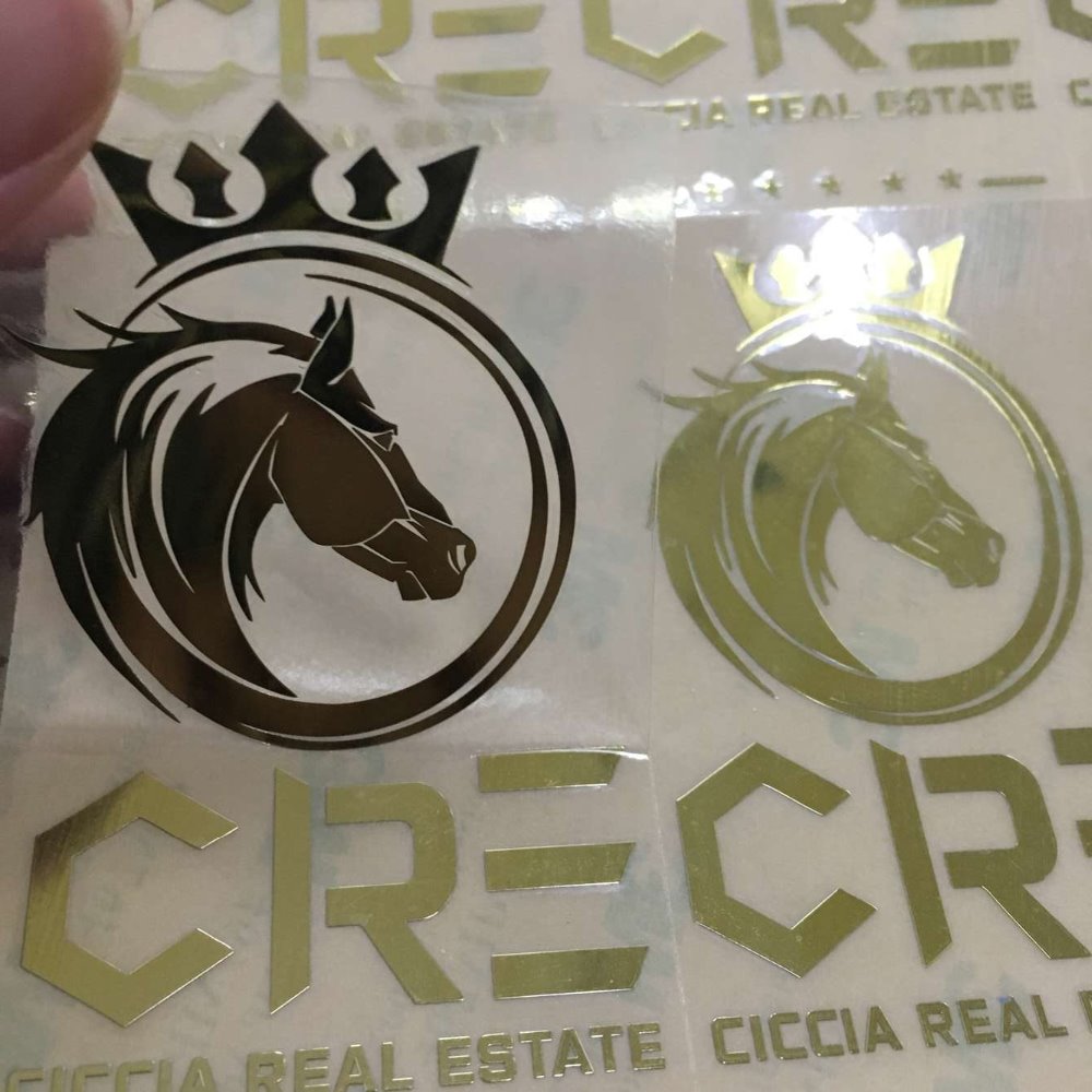 3D Printing Metal - Custom3D métal étiquette autocollant impression, logo