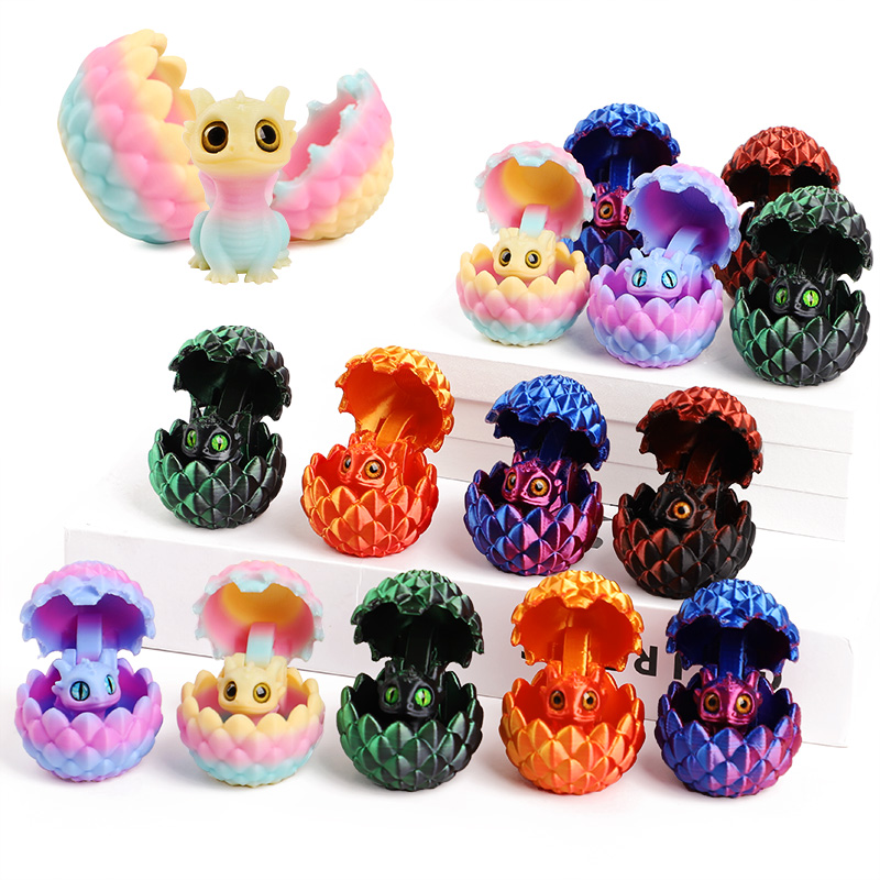 3D Printing Gif - Oeufs de Dragon imprimés en 3D