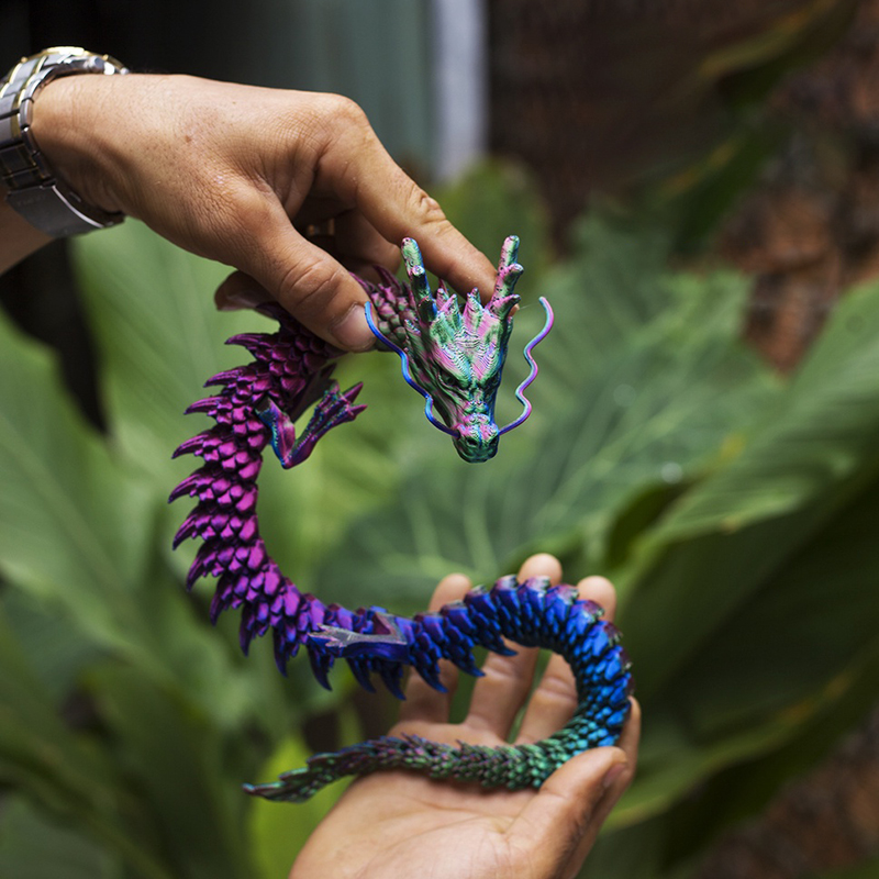 3D Printing Gif - Modèle de Dragon d'impression 3D, artisanat,