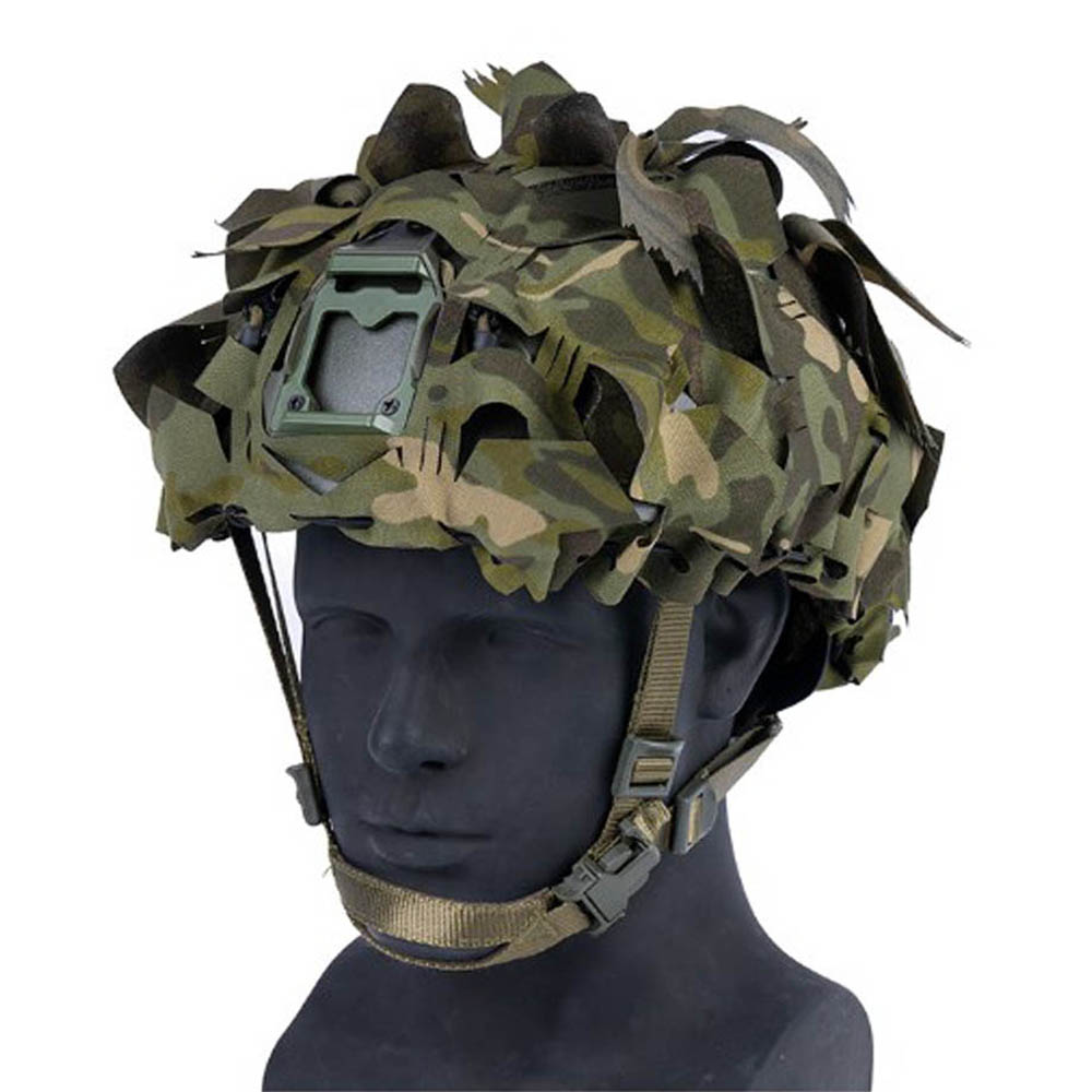 3D Printing Laser Cutting - Housse de casque tactique camouflage 3D