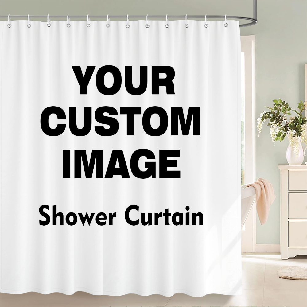 3D Printing Foto - Rideau de douche en polyester imperméable