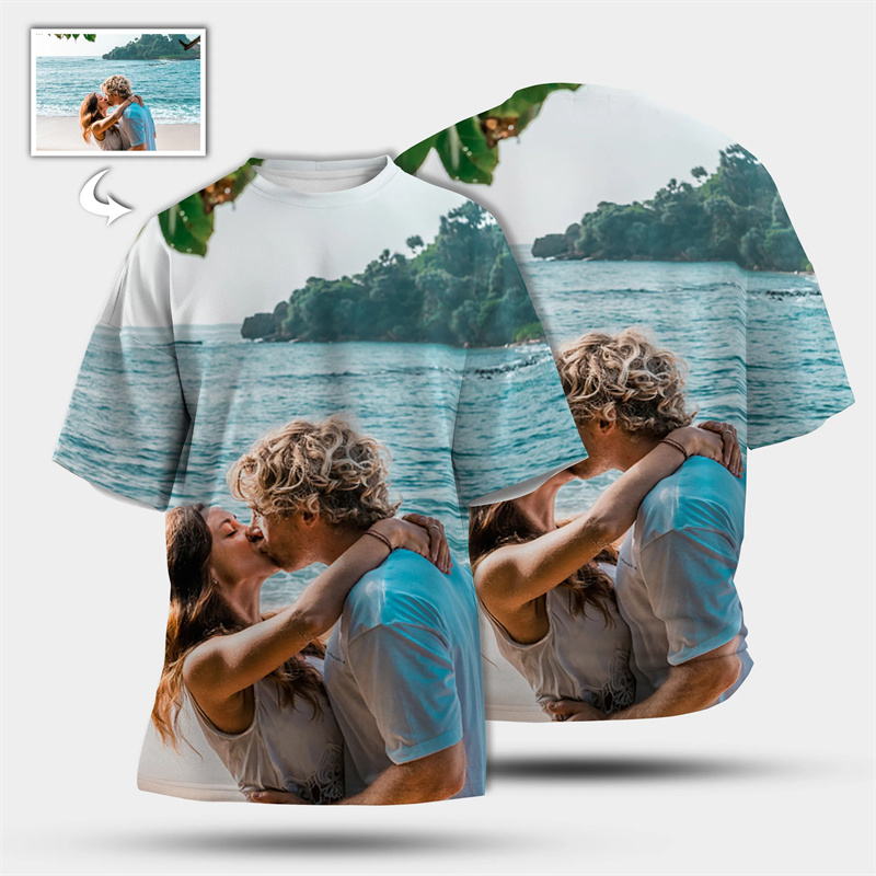 3D Printing Foto - T-shirt à manches courtes pour hommes
