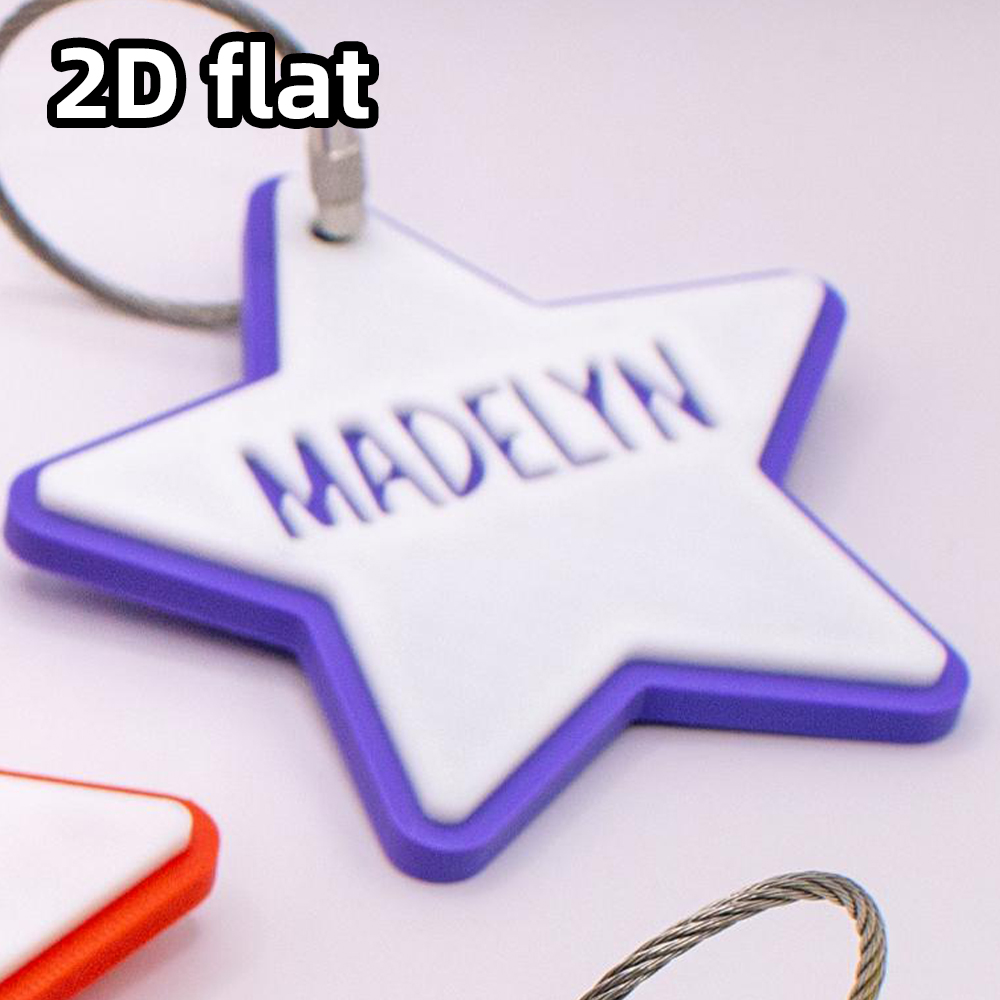 Porte-clés personnalisé avec n - 3D Printing Laser Cutting avis et prix