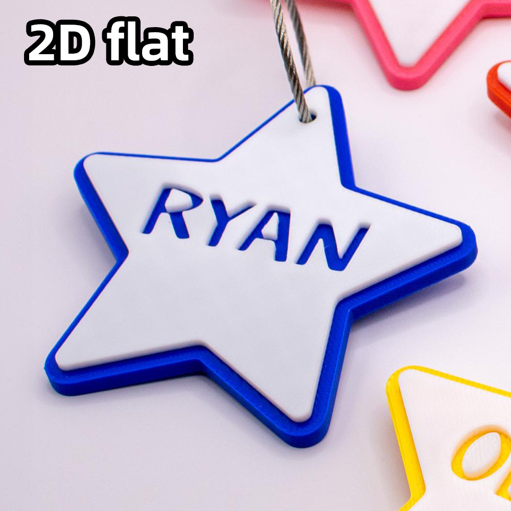 Porte-clés personnalisé avec n - 3D Printing Laser Cutting avis et prix