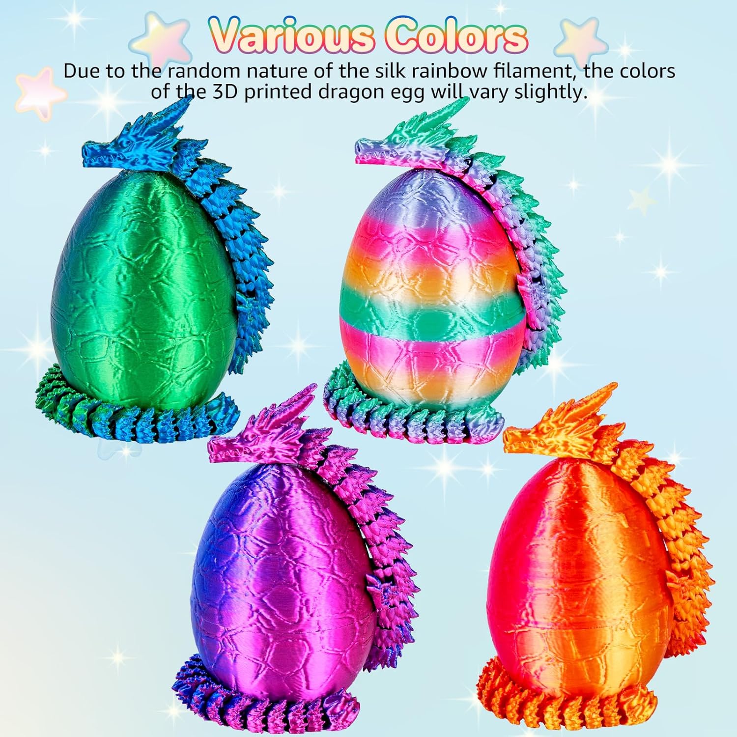 4 pièces d'œufs de dragon impr - 3D Printing Gif avis et prix