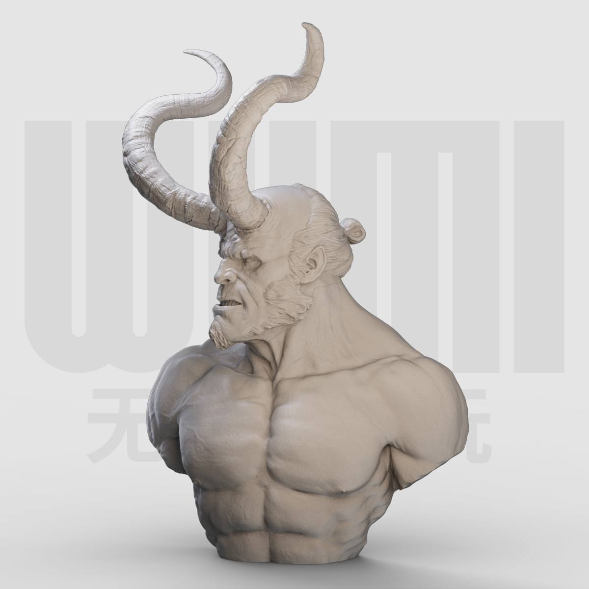 Buste Hellboy Miniature en rés - 3D Printing For Dummies avis et prix