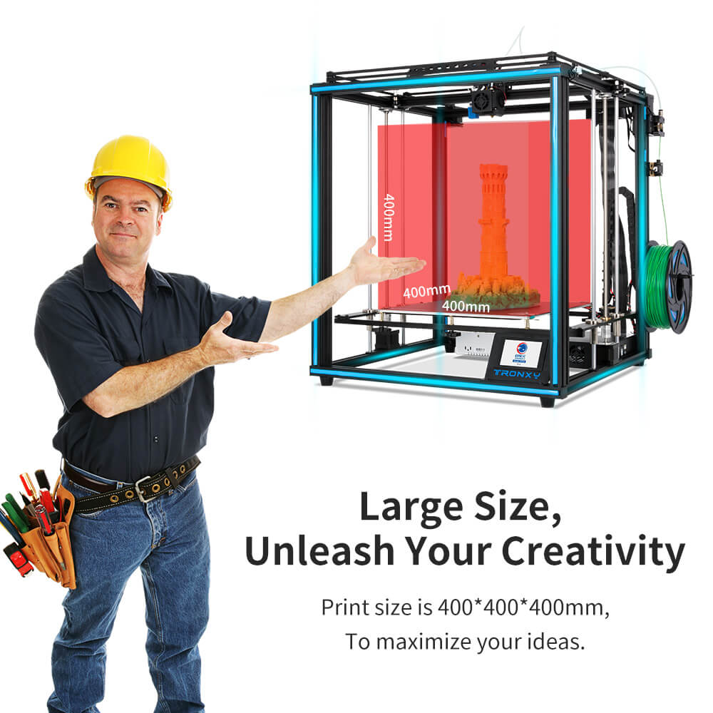Tronxy X5SA lit d'imprimante 3 - 3D Printing Online Service avis et prix