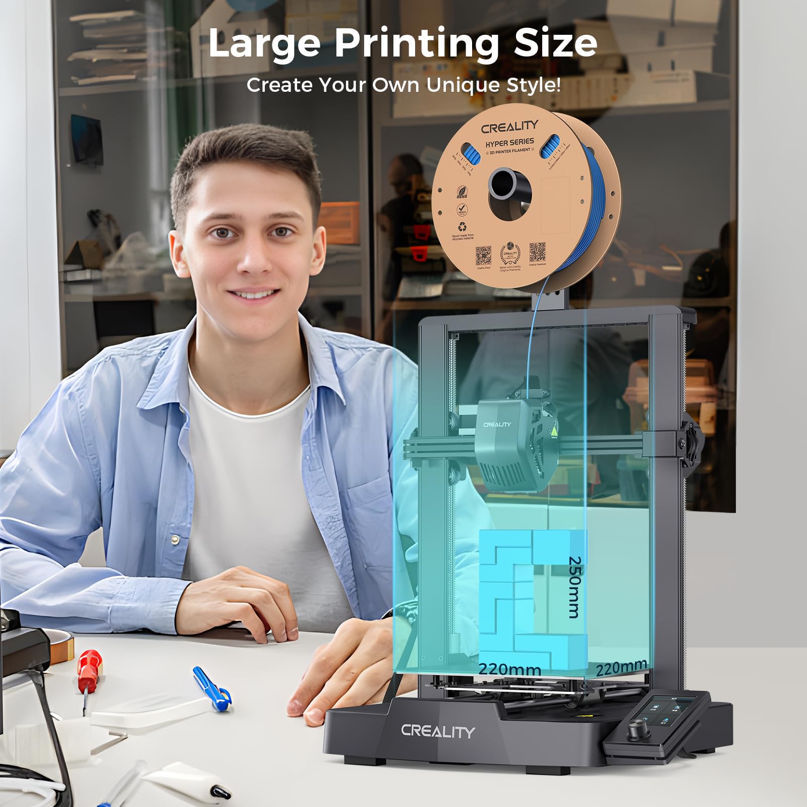 CREALITY Ender-3 V3 SE imprima - 3D Printing Industrial avis et prix