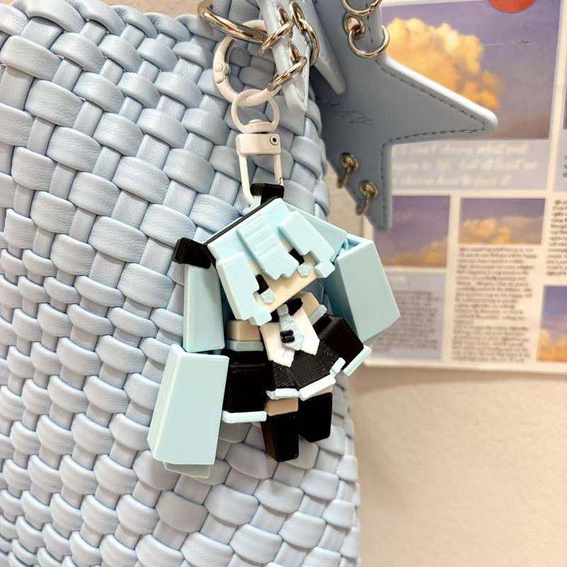 Porte-clés imprimé en 3D Hatsu - 3D Printing Gif avis et prix