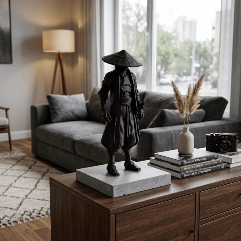 Statue de ninja amusante et or - 3D Printing For Dummies avis et prix