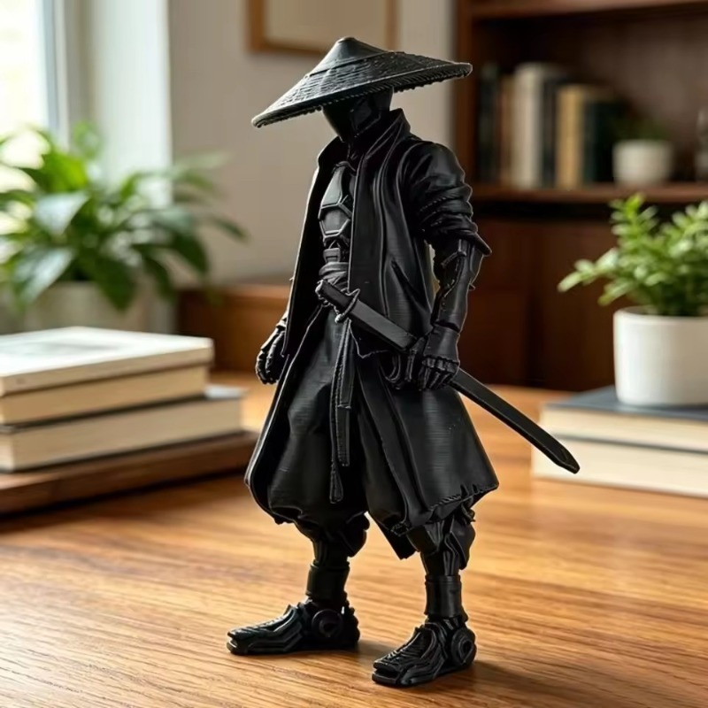 Statue de ninja amusante et or - 3D Printing For Dummies avis et prix