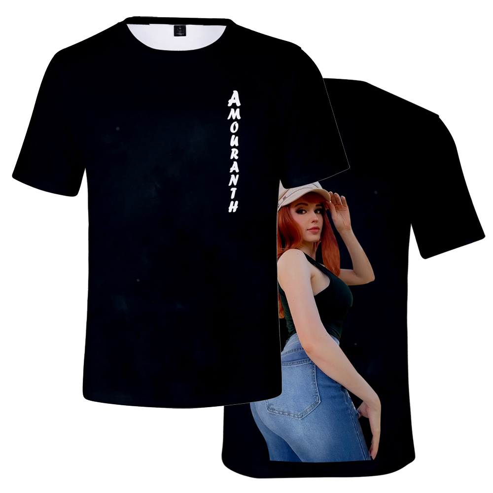 Amouranth T-shirt unisexe col  - 3D Printing Youtubers avis et prix