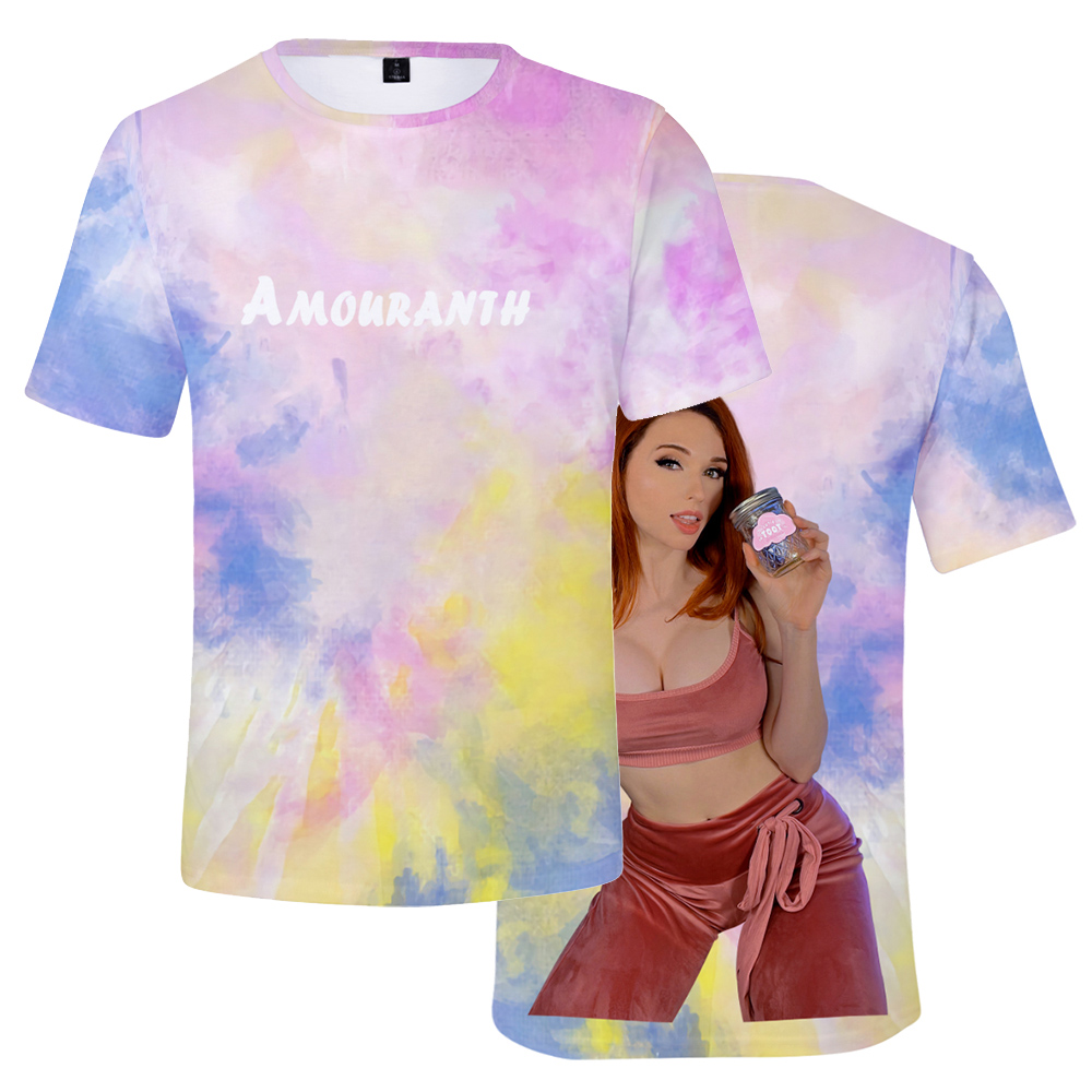 Amouranth T-shirt unisexe col  - 3D Printing Youtubers avis et prix